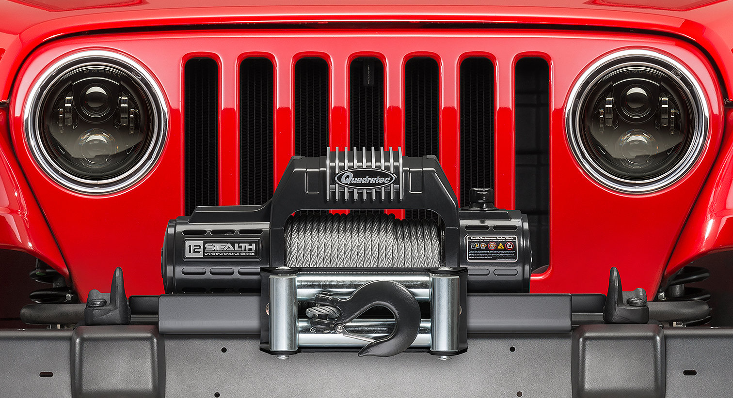 Quadratec QPerformance Stealth Winch Quadratec